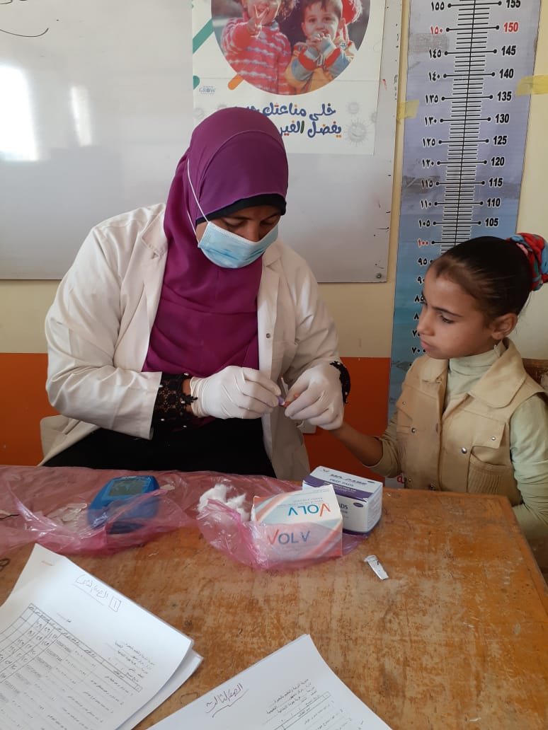 جانب من الحملة العلاجية 