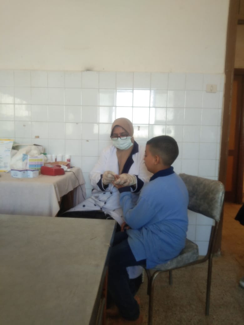 جانب من الحملة العلاجية 