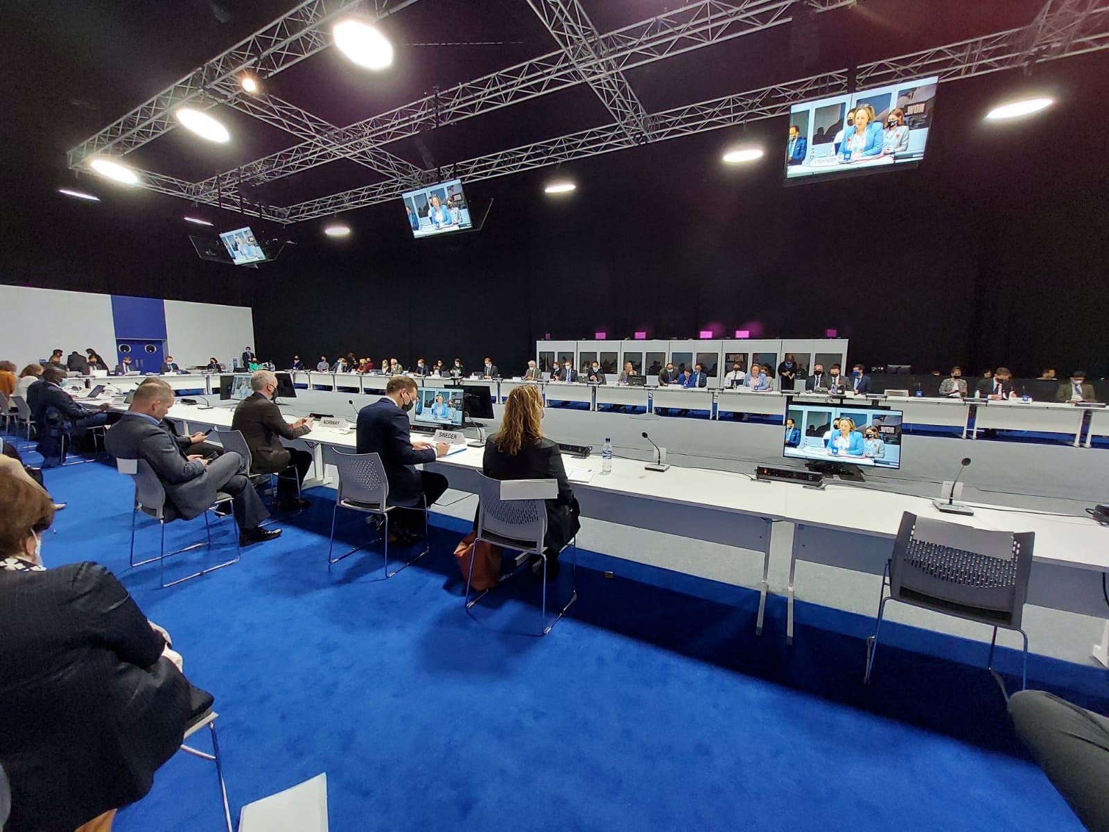 خلال المشاركة في حوار تمويل المناخ 