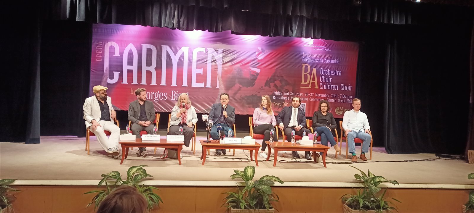 المؤتمر الصحفي لعرض أوبرا كارمن