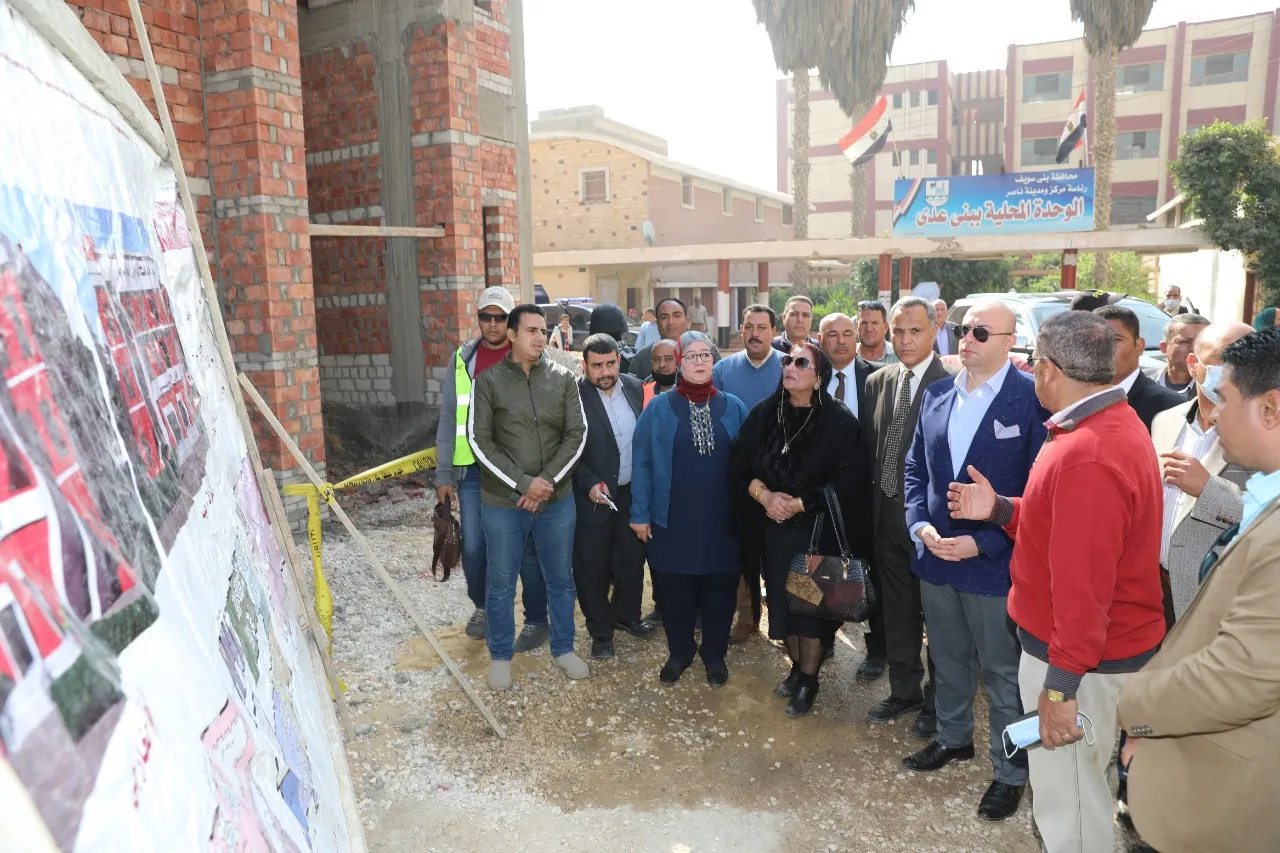 محافظ بني سويف يتفقد مشروعات حياة كريمة بمركز ناصر (6)