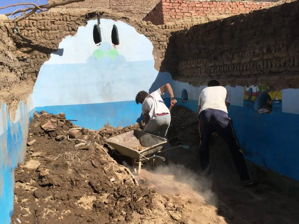 الوضع في أسوان بعد السيول