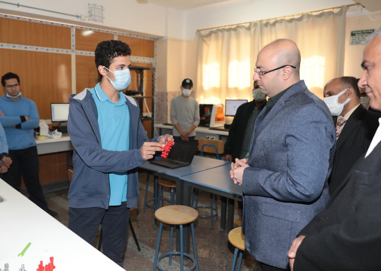 محافظ بني سويف يزور مدرسة المتفوقين (8)