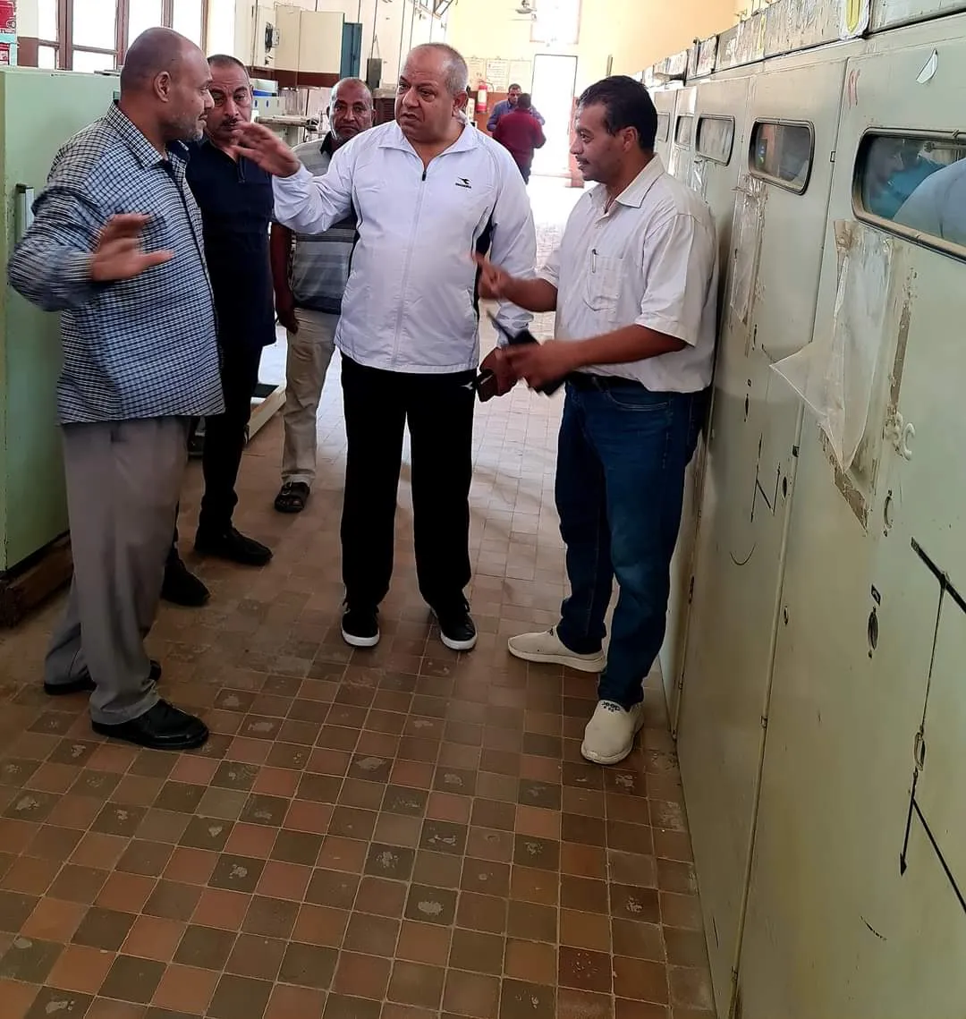 جانب من المتابعة لموقع العمل بالأقصر 