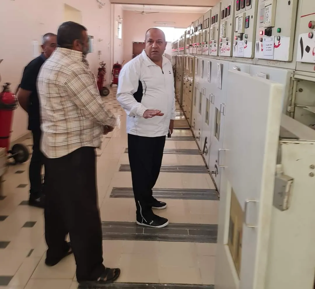 جانب من المتابعة لموقع العمل بالأقصر 