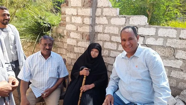 الحاجة حليمة مع رئيس مدينة الطود