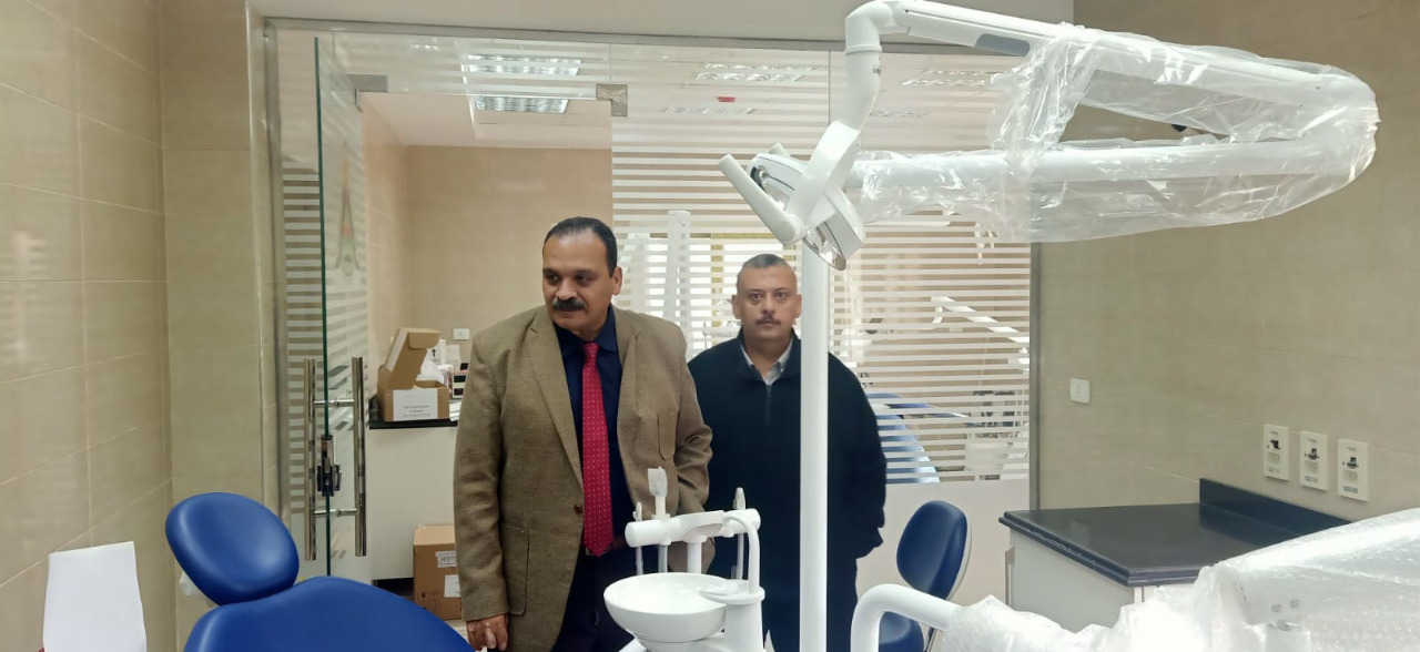 جولة نائب رئيس جامعة بنها