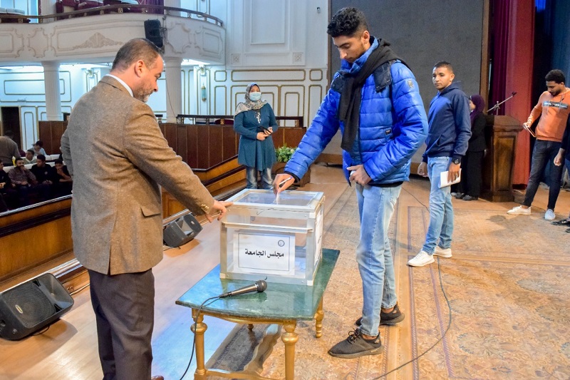 اعلان نتيجة انتخابات اتحاد طلاب جامعة بني سويف (4)