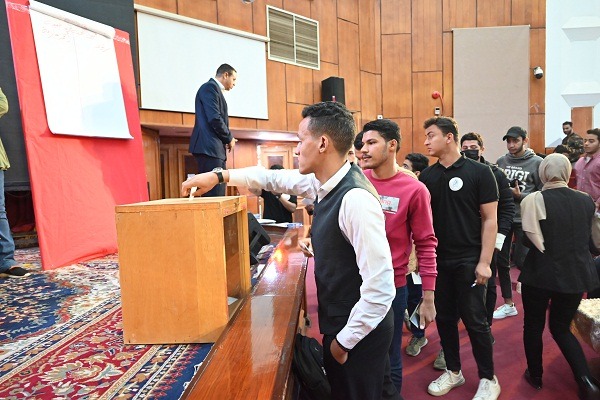 انتخابات الطلاب بجامعة الفيوم