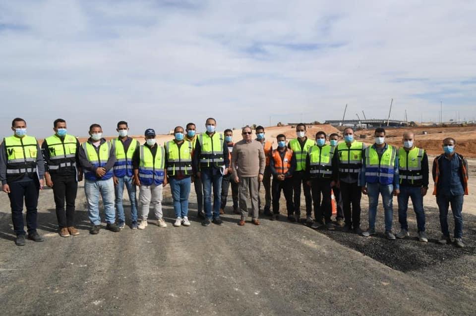 -الرئيس السيسي خلال الجولة 