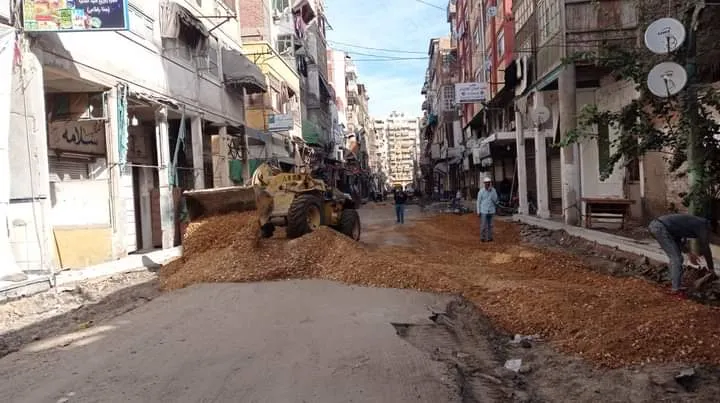 أعمال تطوير الطرق 