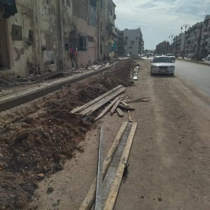 أعمال تطوير الطرق 