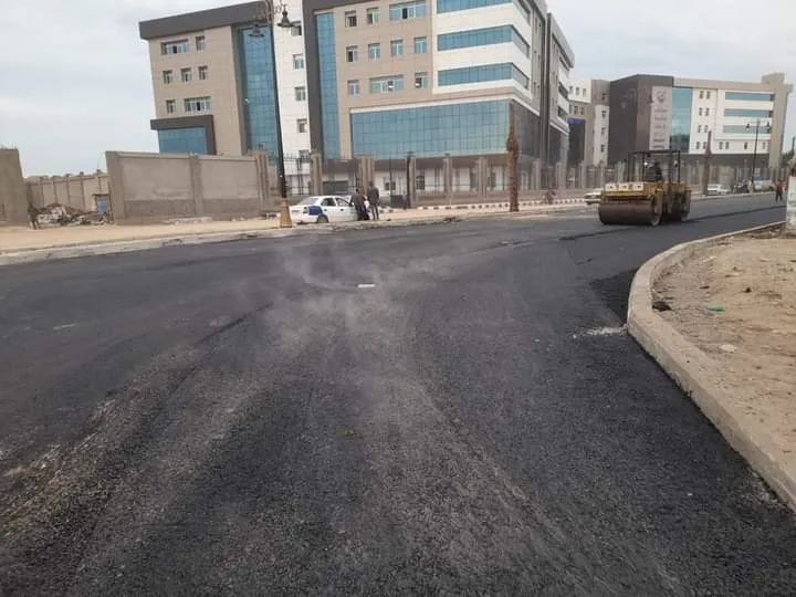 أعمال تطوير الطرق 