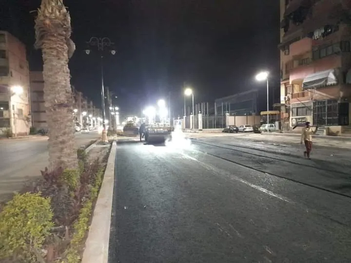 أعمال تطوير الطرق 