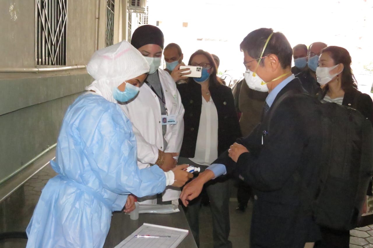 جانب من الزيارة