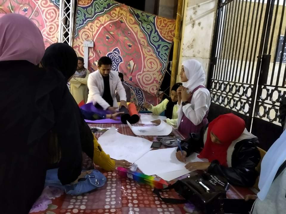 فعاليات المسارح المتنقلة بقرية الخوى بأسوان