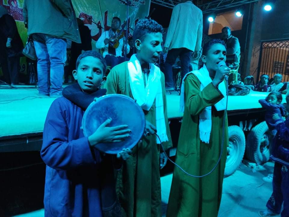 فعاليات المسارح المتنقلة بقرية الخوى بأسوان