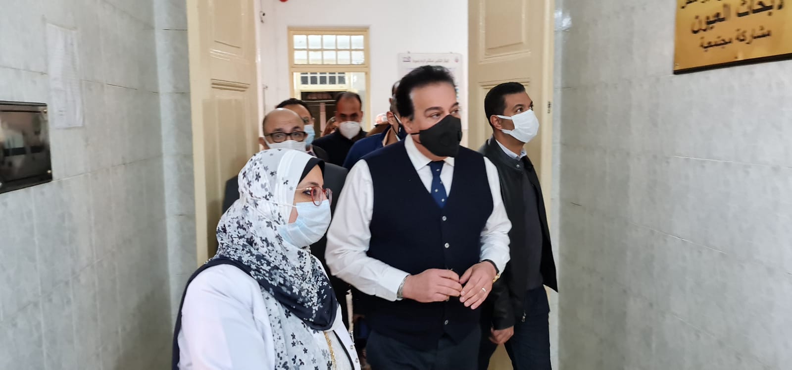 خالد عبدالغفار يتفقد مستشفى الرمد بأسيوط 