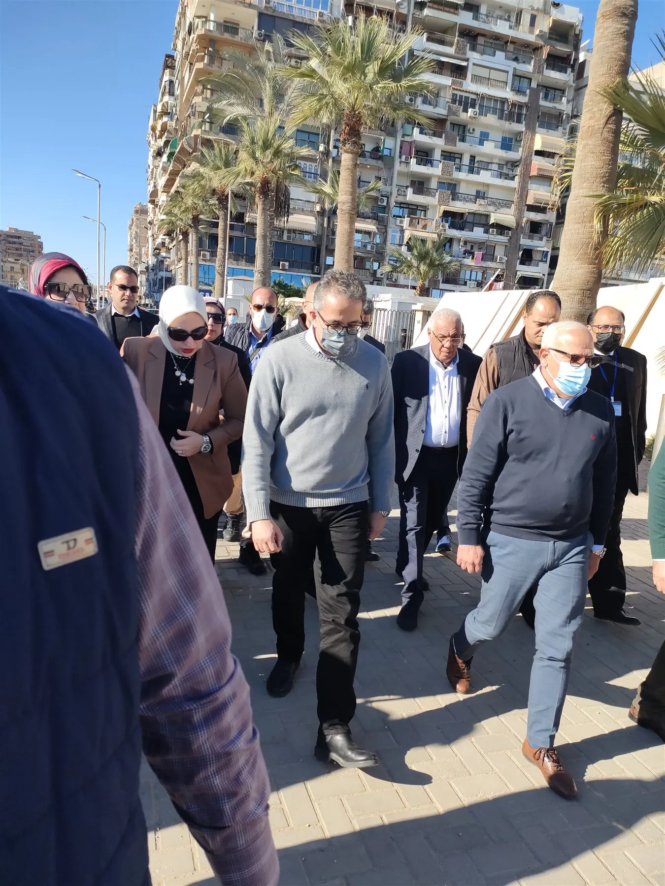 جانب من الزيارة