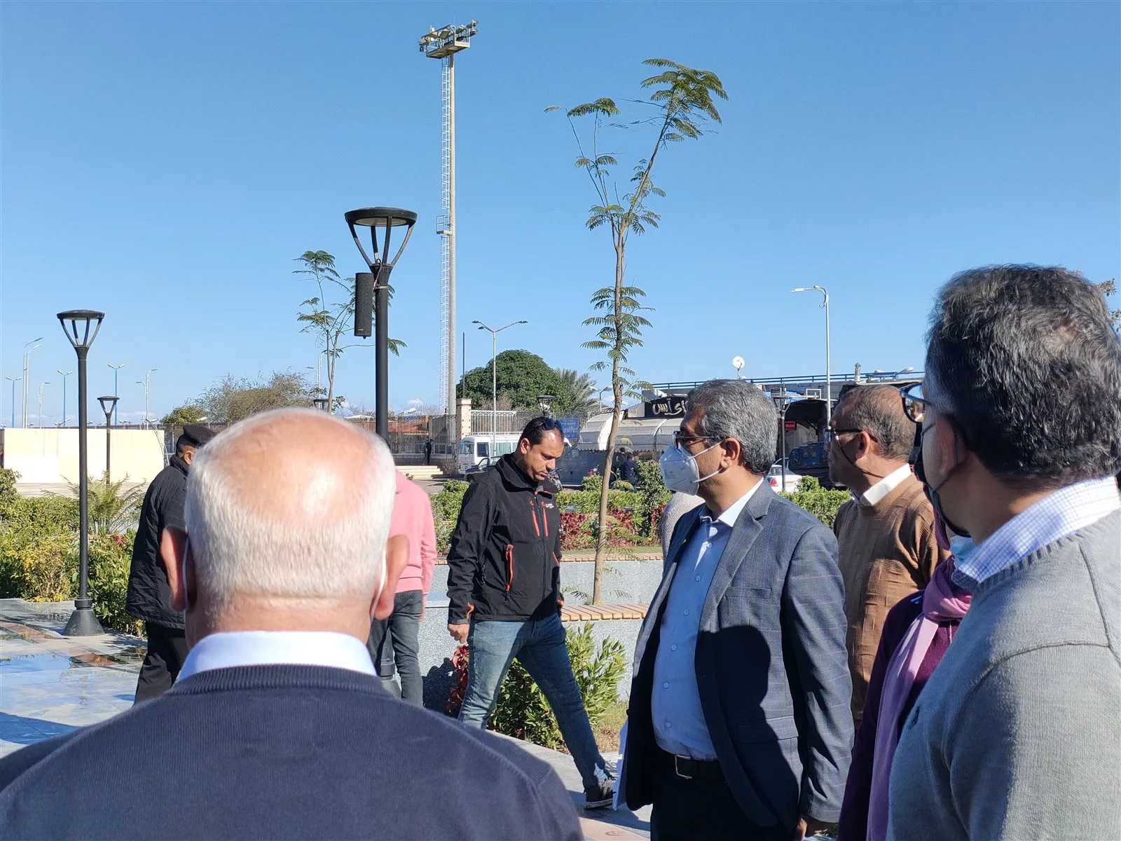 جانب من الزيارة