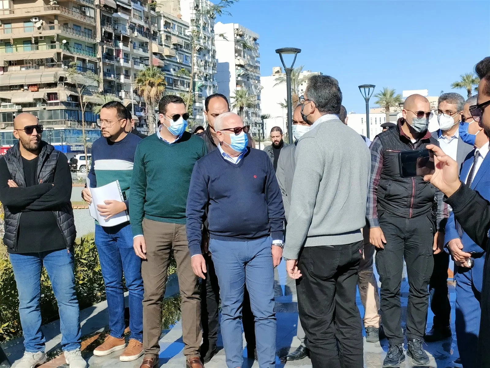 جانب من الزيارة