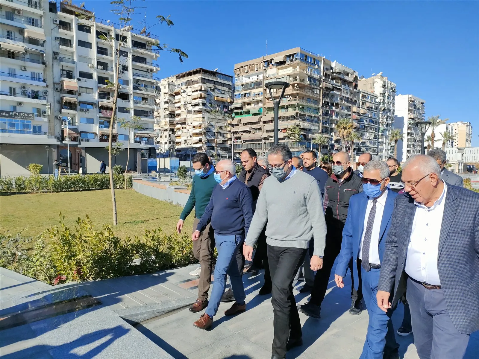 جانب من الزيارة