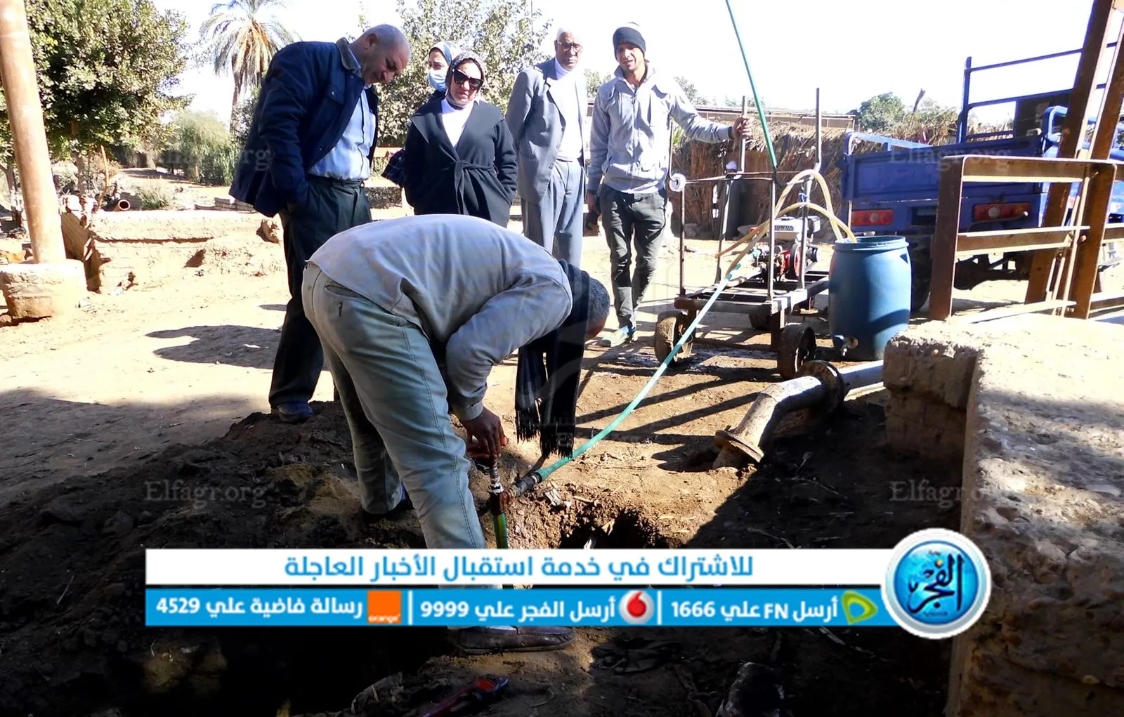 إستبدال مواسير مياه الأسبستوس ببلاستيكية في بني سويف (2)