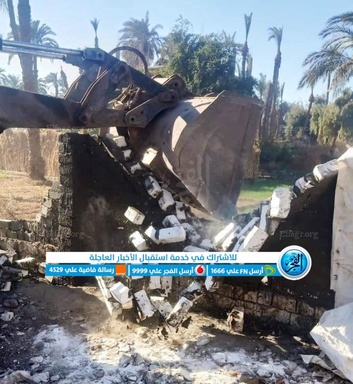  إزالة 968 حالة تعدي علي أراضي الدولة بسوهاج