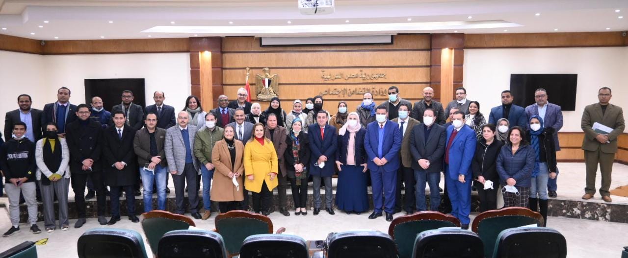 اجتماع وزيرة التضامن الاجتماعي مع�ممثلي 30 جمعية أهلية