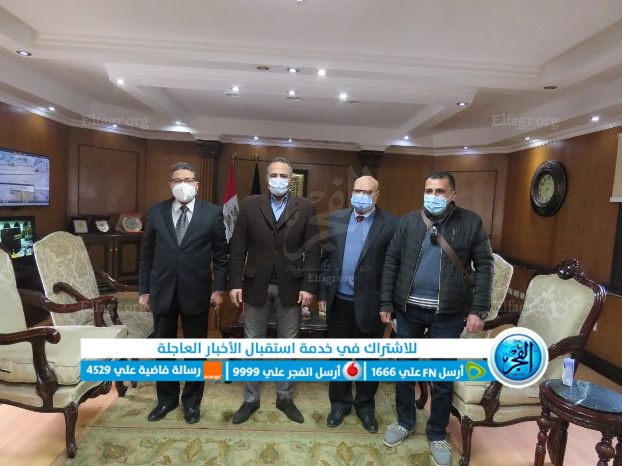 جانب من الزيارة 