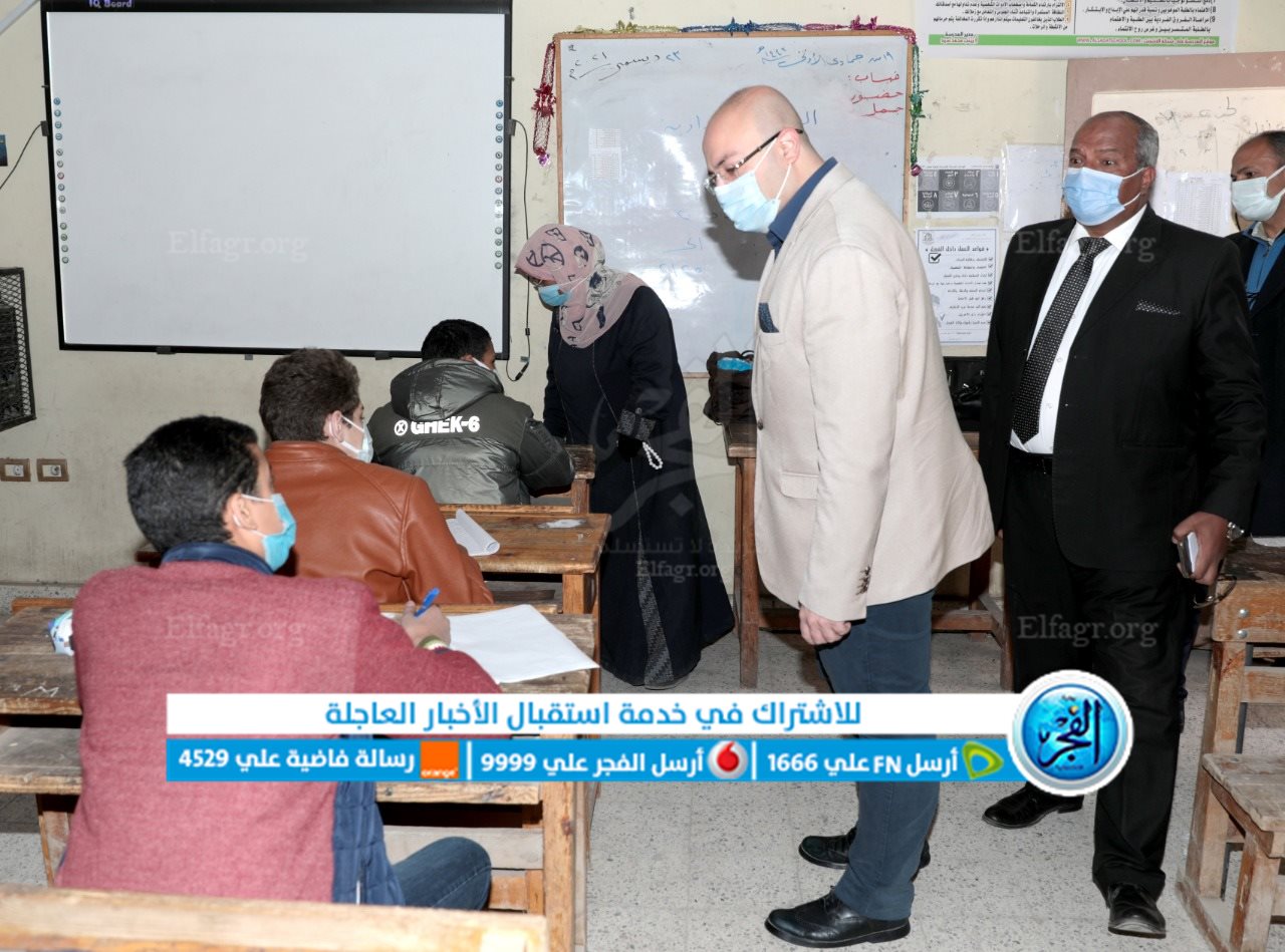 محافظ بني سويف يتفقد سير امتحانات الإعدادية (5)