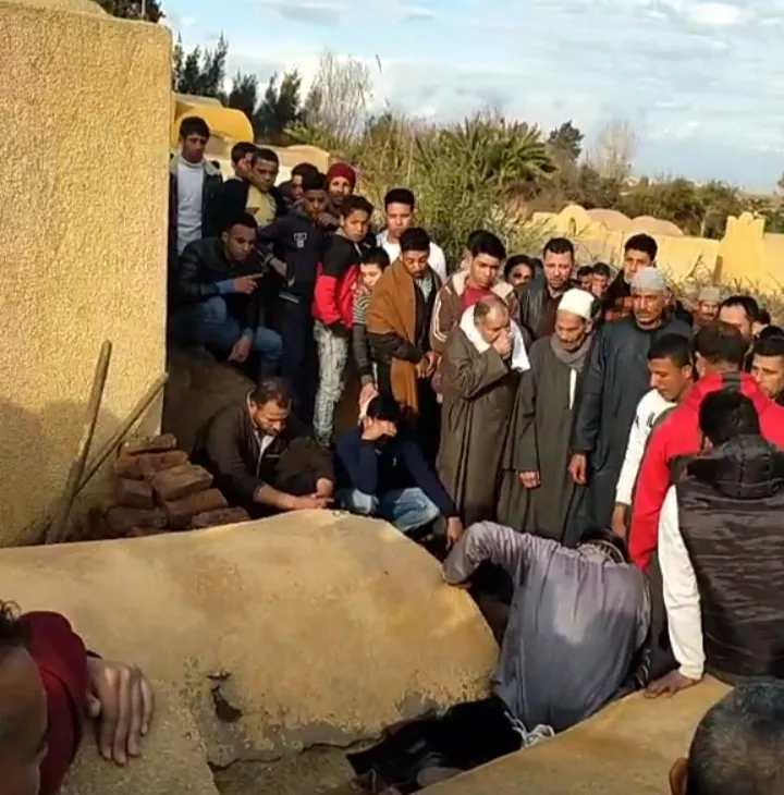 تشيع جنازة جثامين الاختناق بالمنوفية