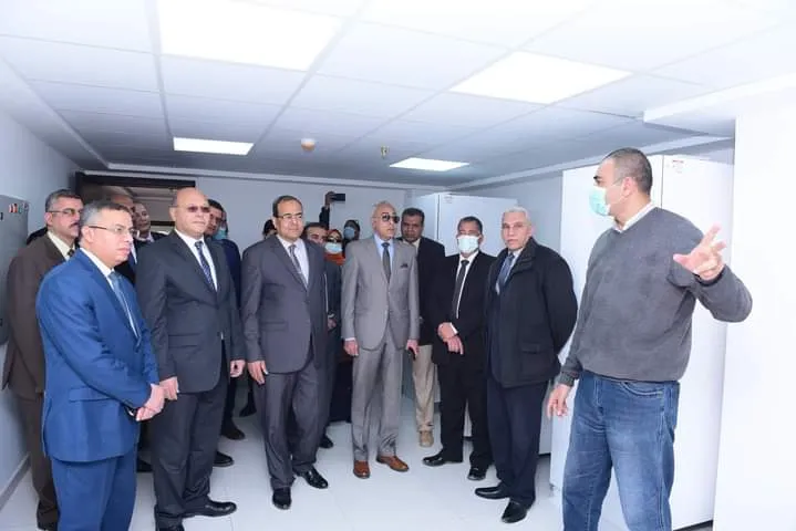 افتتاح مركز المعلومات والبيانات بجامعة سوهاج