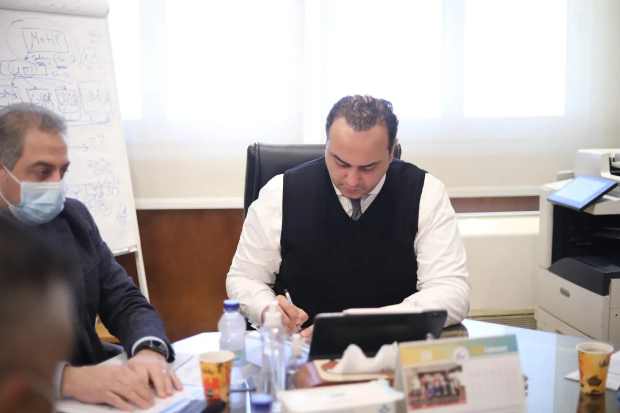 جانب من الاجتماع 