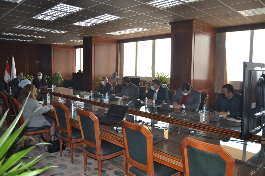 جانب من لقاء وزيرا الري والاثار 