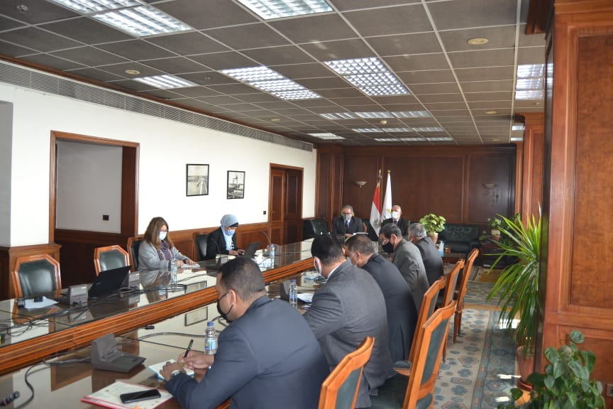 جانب من لقاء وزيرا الري والاثار