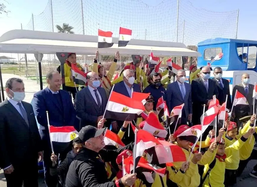  وزير الشباب والرياضة وعدد من المحافظين ورؤساء الجامعات