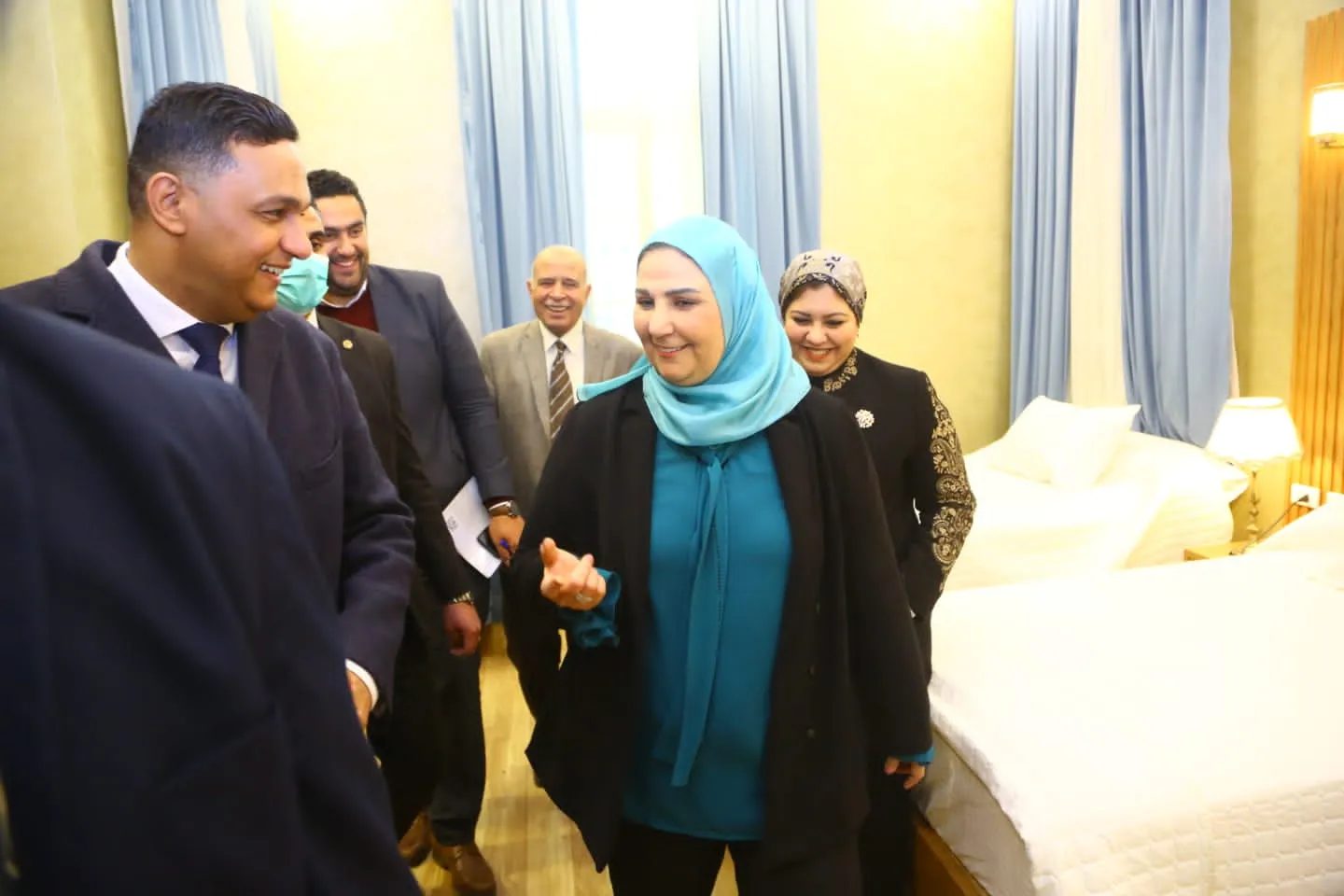 جانب من الزيارة