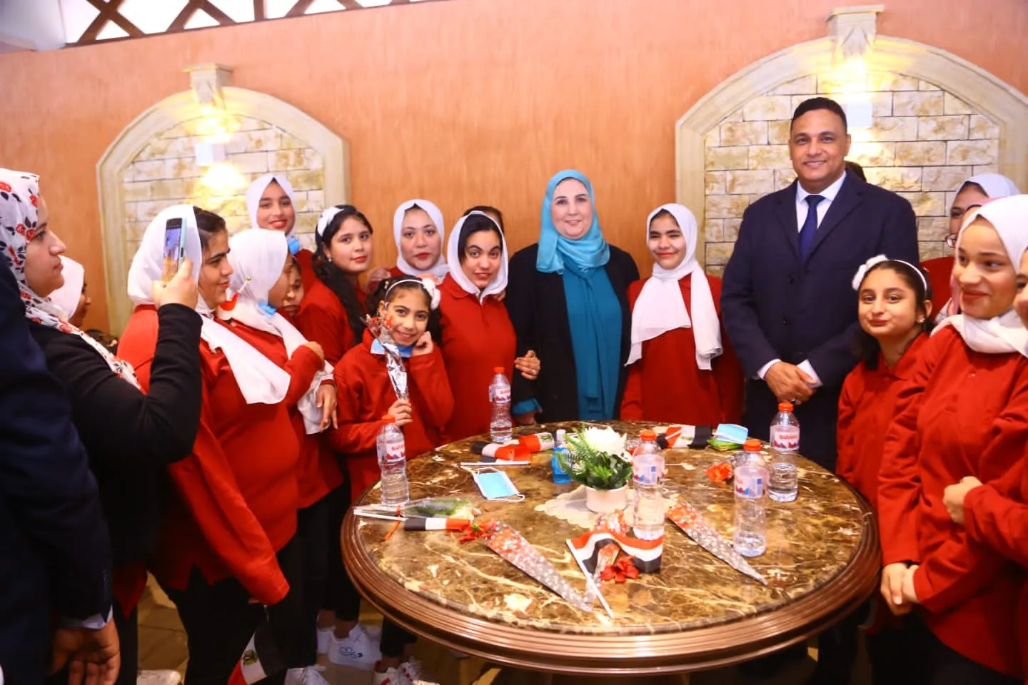 جانب من الزيارة