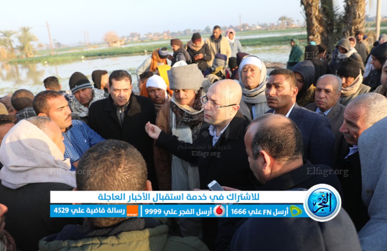 محافظ بني سويف يزور قرية سنور (1)