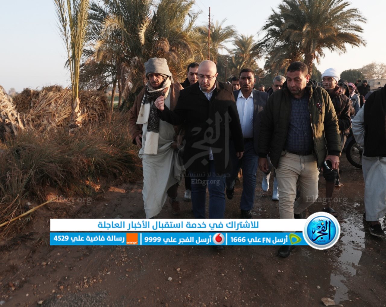 محافظ بني سويف يزور قرية سنور (5)