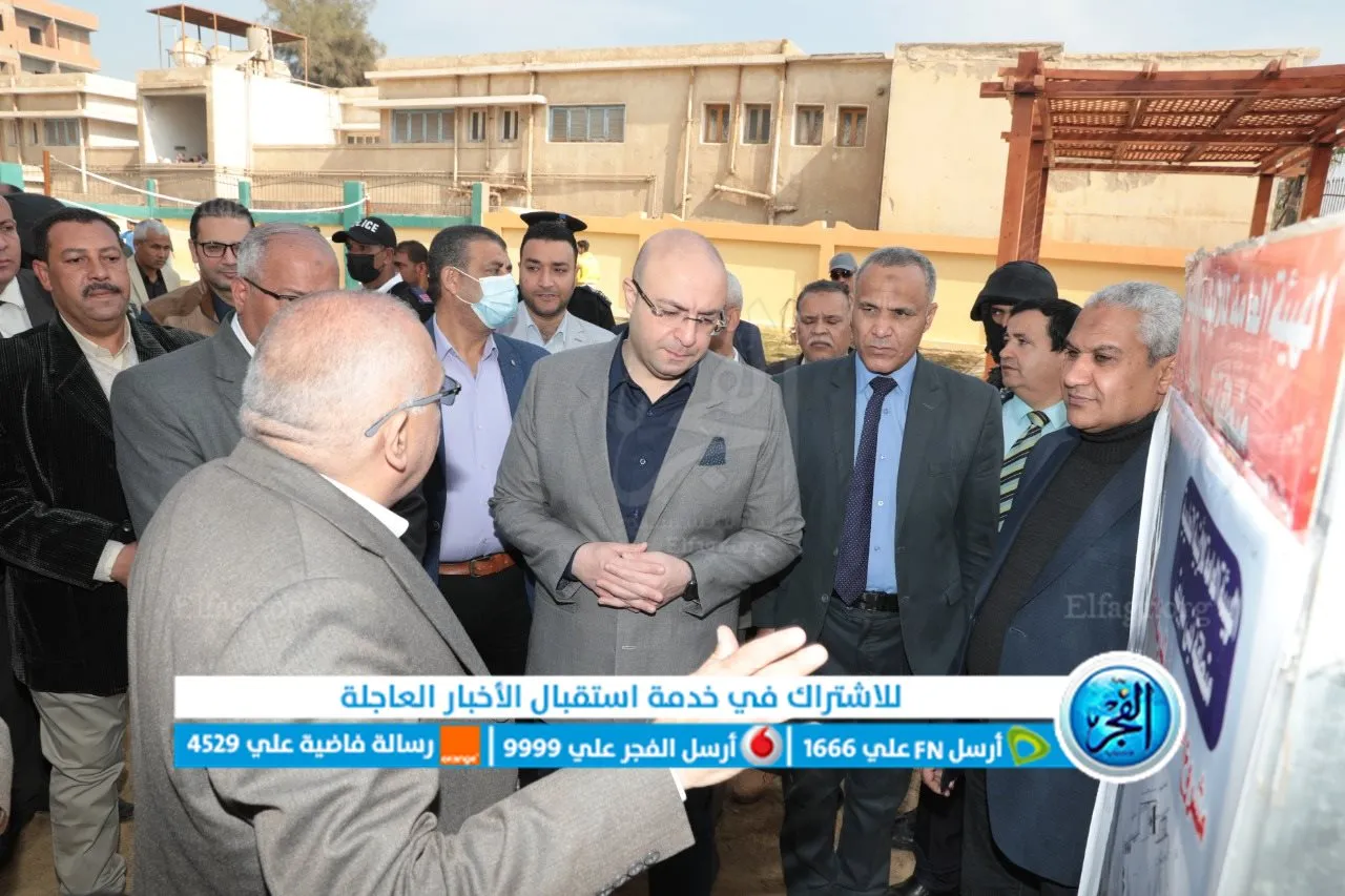 محافظ بني سويف يتفقد مشروعات حياة كريمة بمركز ناصر (1)