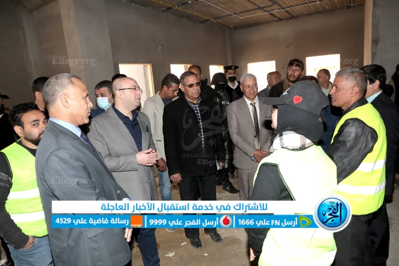 محافظ بني سويف يتفقد مشروعات حياة كريمة بمركز ناصر (4)