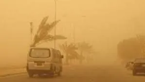 أوضحت خرائط الطقس أن البلاد تتأثر برياح الخماسين