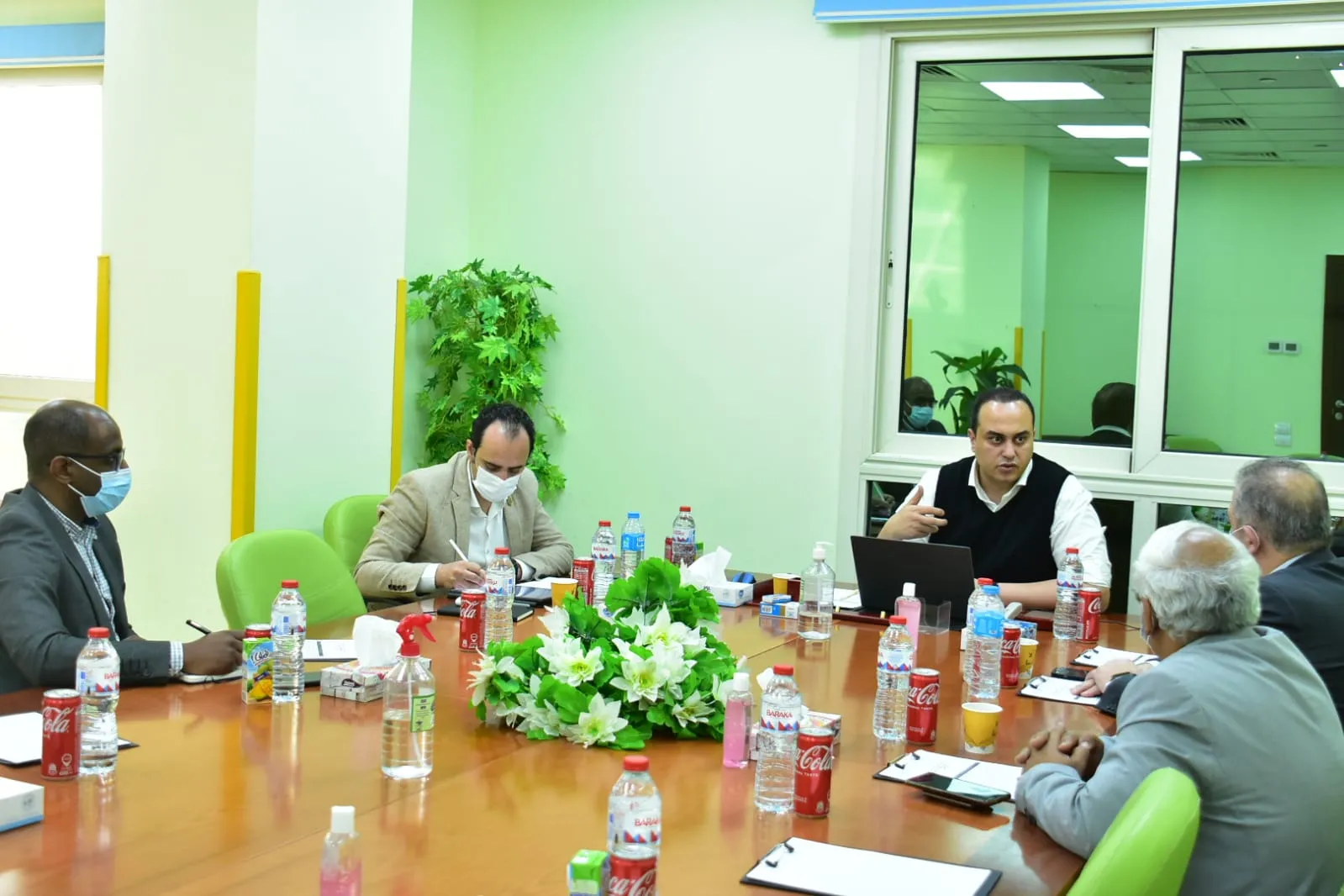 جانب من الاجتماع 