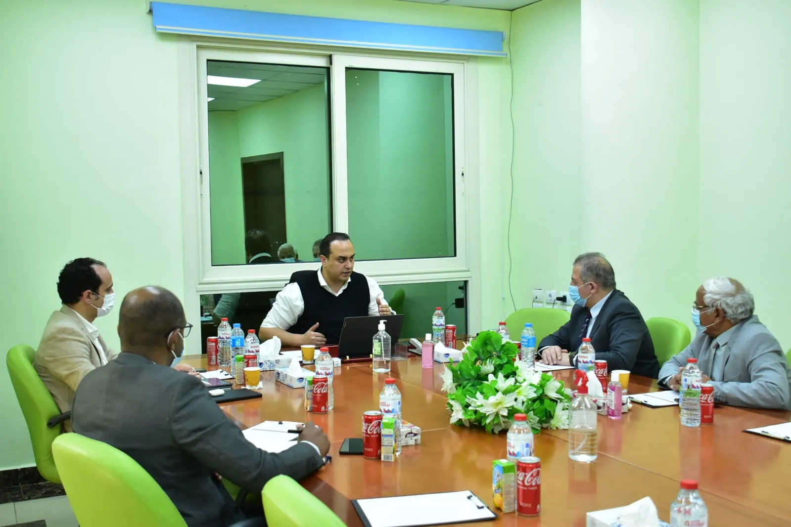 جانب من الاجتماع 