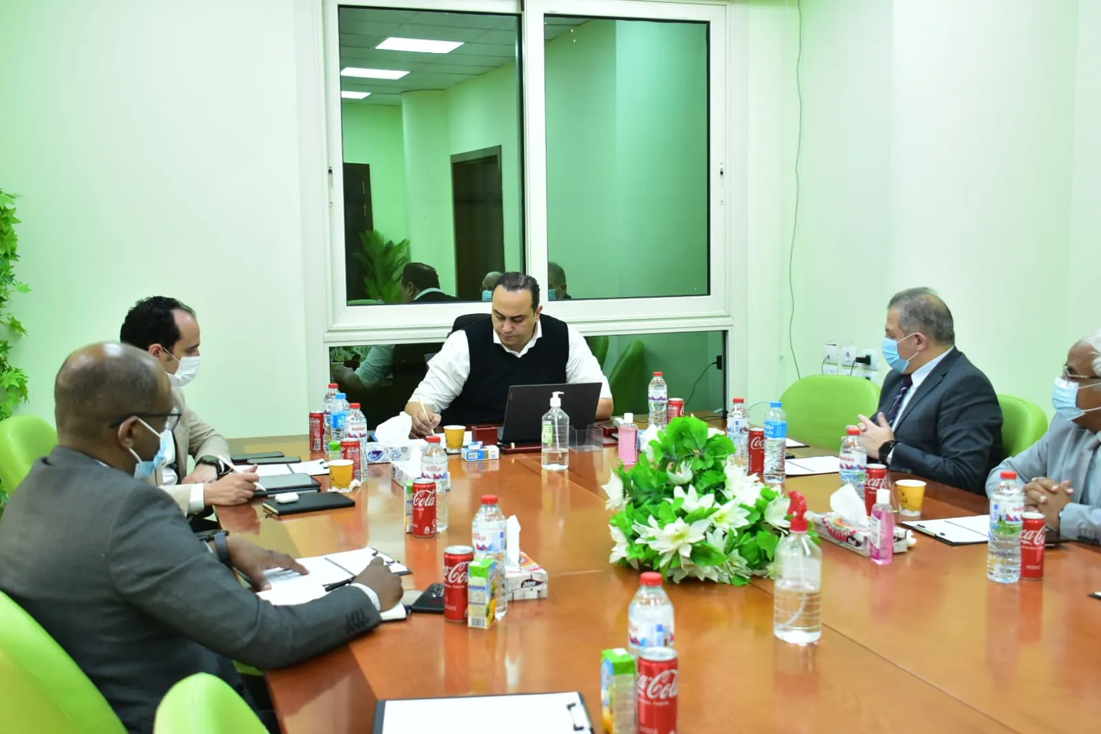 جانب من الاجتماع 