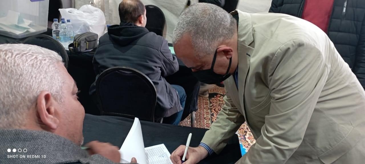 وزير الري يشارك في إنتخابات نقابة المهندسين