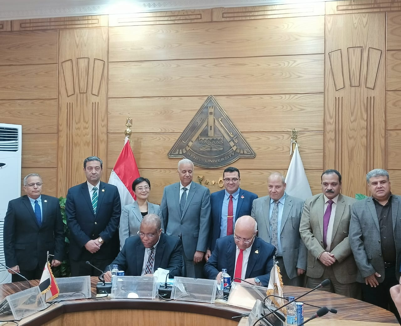 جامعة بنها توقع اتفاقية تعاون مع
