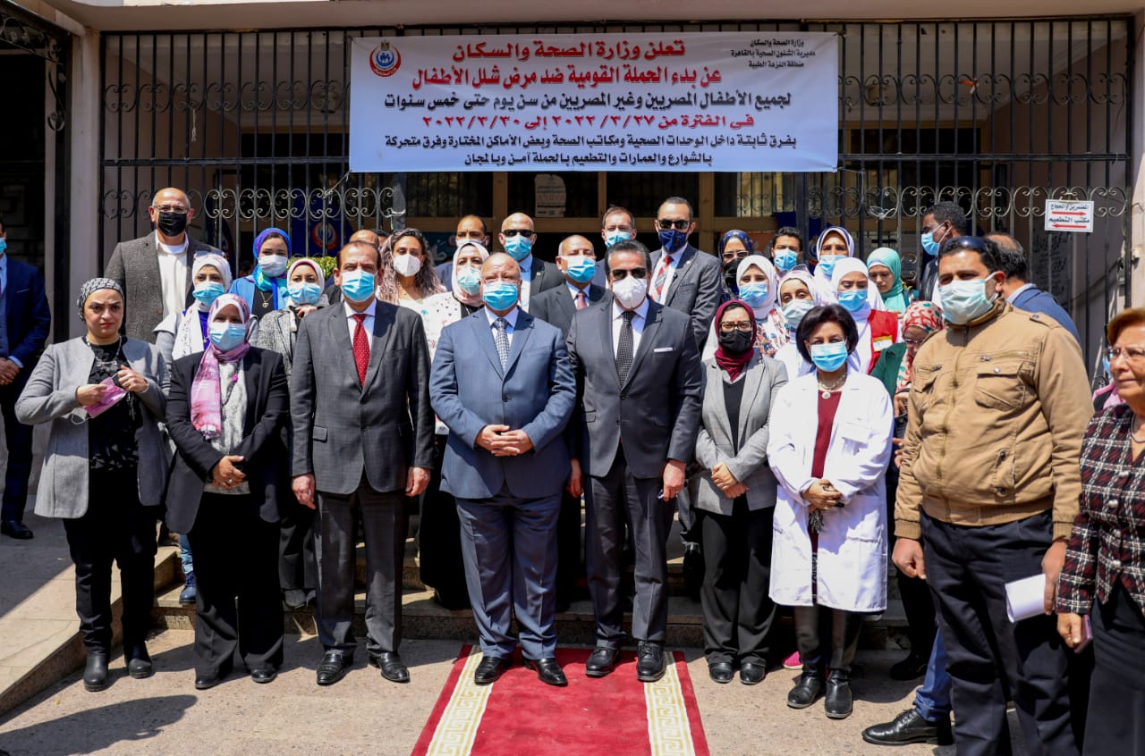 إطلاق حملة التطعيم ضد شلل الأطفال